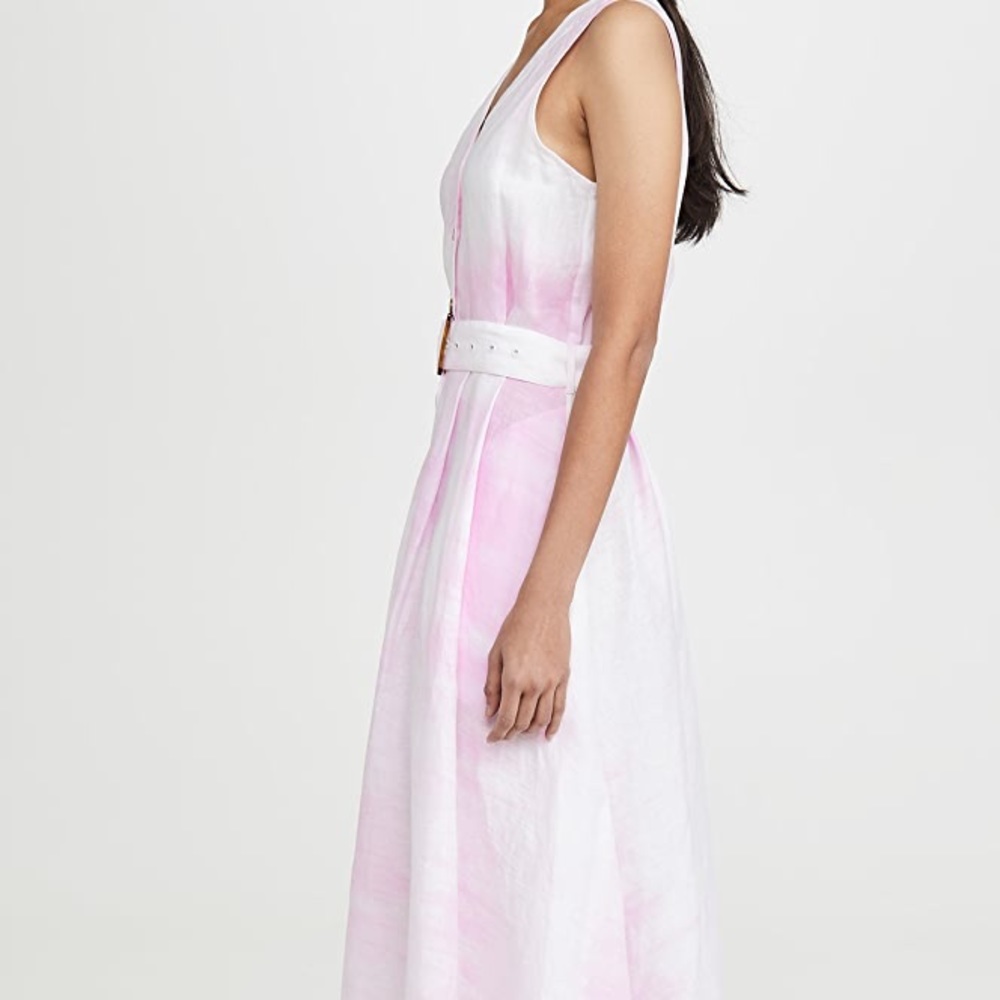 BNWT Solid and Striped Tye Dye Maxi Dress - Picture 4 of 13